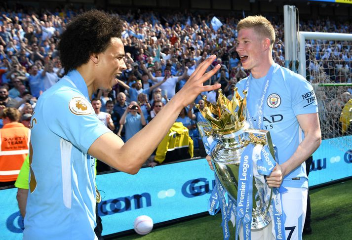 Manchester City varð Englandsmeistari í vor