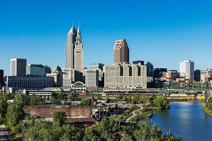 Cleveland borg í Ohio.