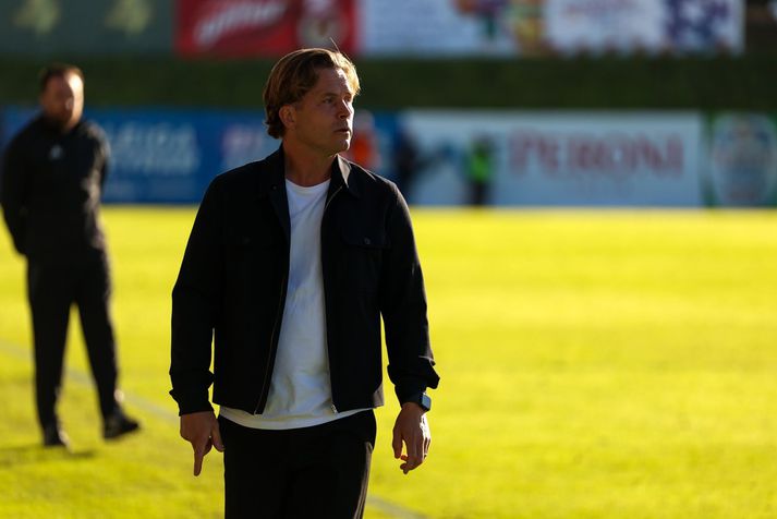 Jóhannes Karl sættir sig við stigið á Kapplakrika.