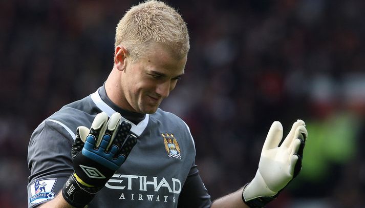 Joe Hart, markvörður Manchester City.