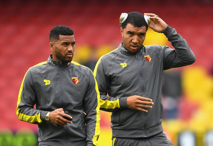 Mariappa, til vinstri, og Deeney eru góðir félagar.