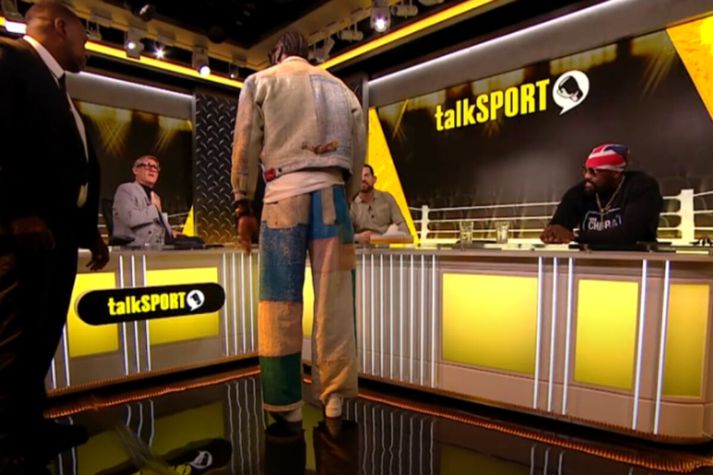 Wilder var allt annað en sáttur með spurningar Simon Jordan um Tyson Fury