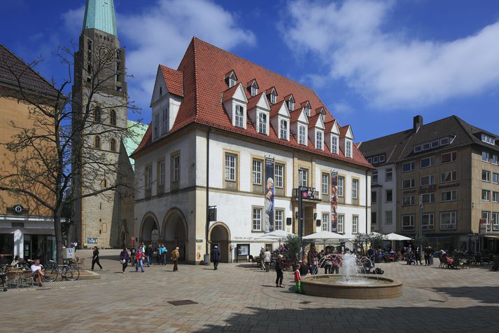 Blaðamanni reyndist erfitt að finna myndir frá Bielefeld. Hér er meint torg í borginni.