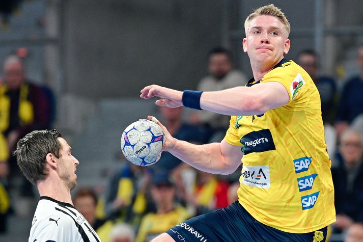 Íslenski landsliðsmaðurinn Haukur Þrastarson átti sannkallaðan stórleik í kvöld.