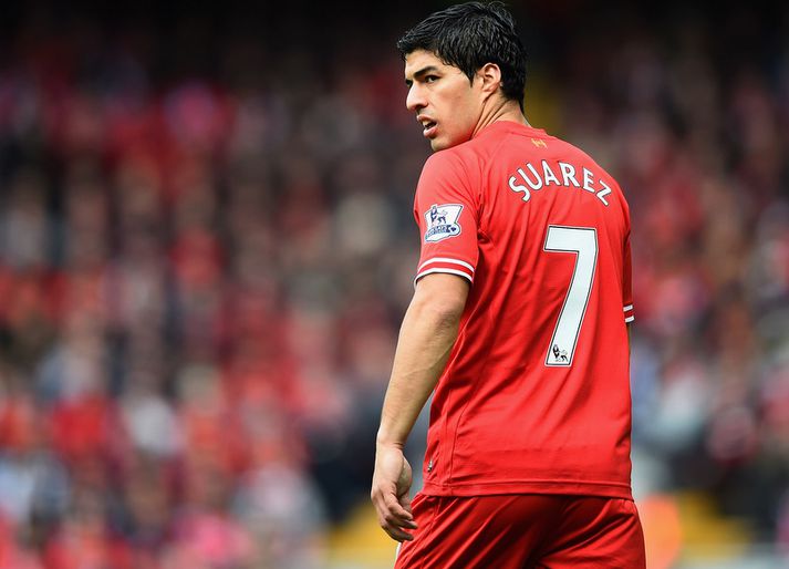 Luis Suárez er á leið frá Liverpool.