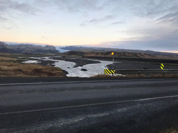 Jökulsá við Sólheimasand.