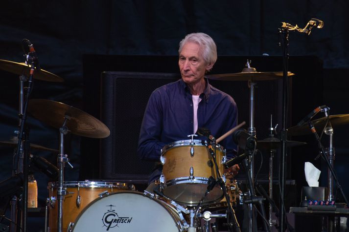 Charlie Watts er látinn, áttræður að aldri.