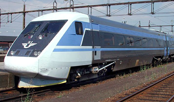 X2000 hraðlestin.