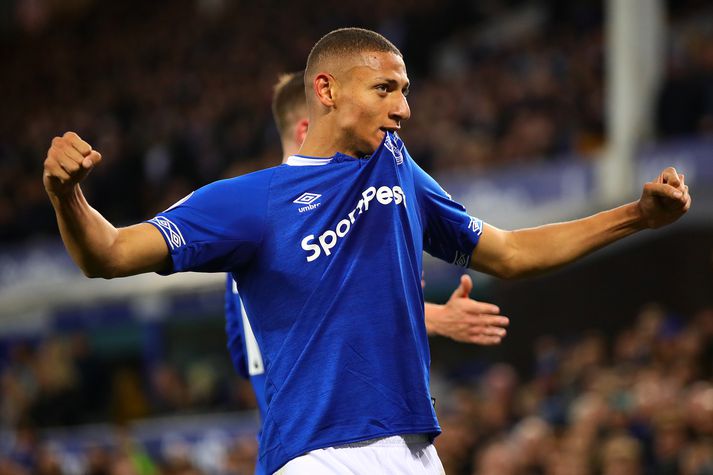 Richarlison fagnar marki á síðustu leiktíð.