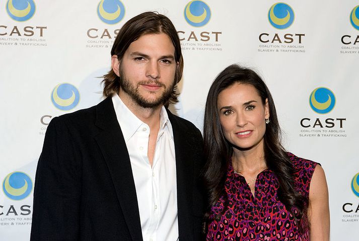 Demi Moore og Ashton Kutcher voru gift frá 2005 til 2012.