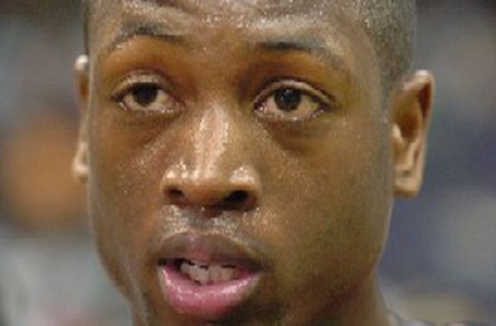 Dwayne Wade var stigahæstur hjá Miami í nótt með 21 stig