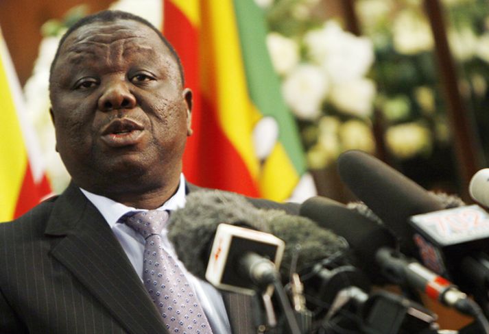 Morgan Tsvangirai ætlar að berjast áfram. Mynd/ AFP.