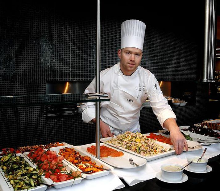 Efnilegur kokkur Jóhannes Steinn Jóhannesson keppti fyrir hönd Íslands í hinni árlegu kokkakeppni Nordic Chef of the Year. Fréttablaðið/gva