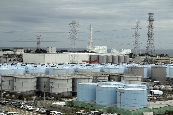 Uppsöfnun geislavirks úrgangs er mikið vandamál í Fukushima.