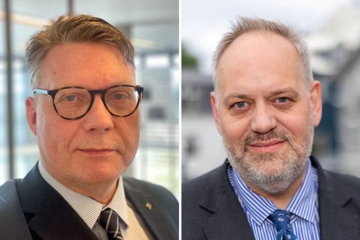 Andrés Magnússon, blaðamaður, og Andrés Jónsson, almannatengill. 