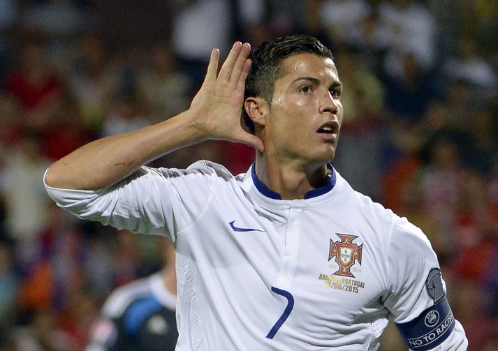 Cristiano Ronaldo skoraði níu þrennur á tímabilinu.