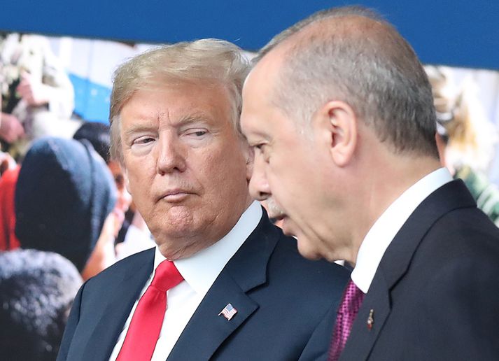 Ákvörðun Trump um að draga herlið frá Sýrlandi hefur verið tengd við símtal hans við Erdogan Tyrklandsforseta. Í því er Erdogan sagður hafa gagnrýnt samvinnu Bandaríkjahers og Kúrda sem hann lítur á sem hryðjuverkamenn.