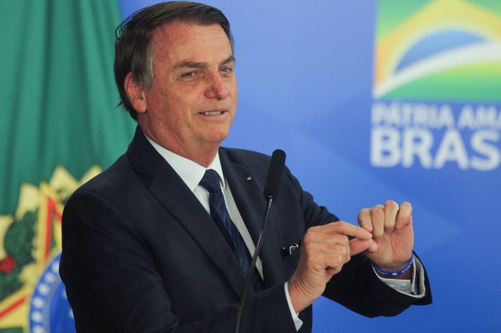 Jair Bolsonaro, forseti Brasilíu.