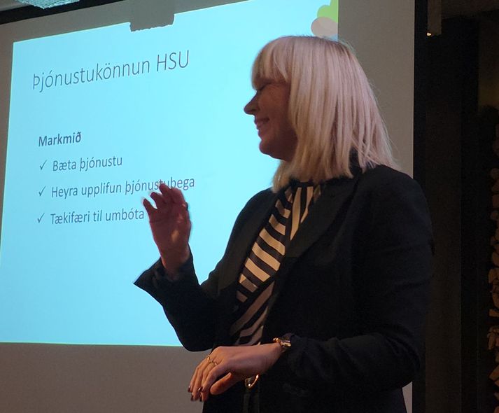 Díana Óskarsdóttir, forstjóri Heilbrigðisstofnunar Suðurlands var gestur á opnum fundi D-listans í Árborg í gær þar sem hún fór yfir málefni stofnunarinnar og framtíðarsýn.