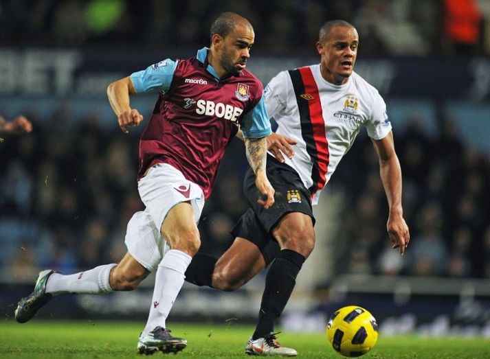 Kieron Dyer spilaði aðeins 34 leiki á fjórum tímabilum hjá West Ham.