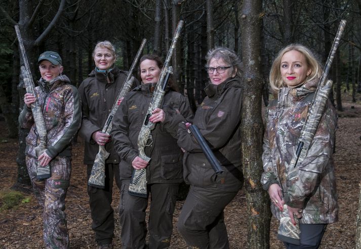 Frá vinstri. Elsa Blöndal Sigfúsdóttir, María Anna Clausen, Bára Einarsdóttir, Guðrún Hafberg og Harpa Hlín Þórðardóttir.