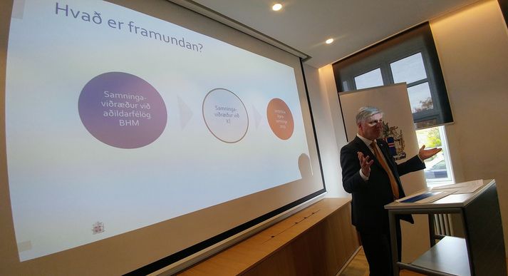 Fjármála- og efnahagsráðherra kynnti í dag áherslur ríkisins í komandi kjaraviðræðum við starfsmenn ríkisins.