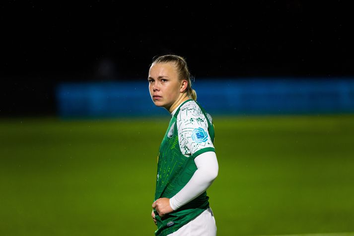 Kristín Dís Árnadóttir er snúin aftur til uppeldisfélagsins Breiðabliks og stefnir á bikartitilinn sem hún hampaði þegar hún var þar síðast. 
