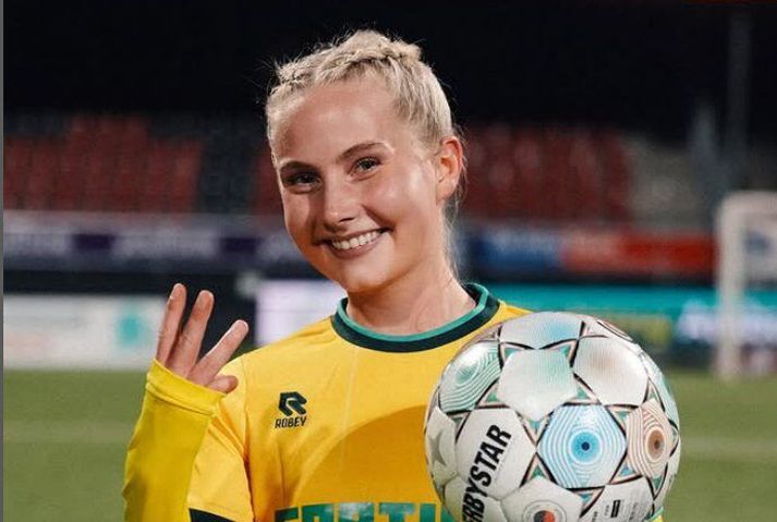 María Ólafsdóttir Grós skoraði mikilvægt mark i sænsku úrvalsdeildinni í dag.