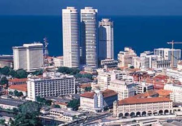 Colombo, höfuðborg Sri Lanka.