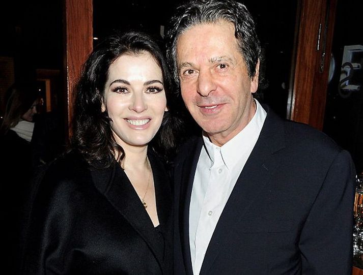 Nigella Lawson og Charles Saatchi. Gift í tíu ár.