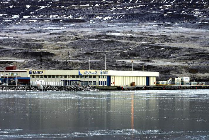 Hafnarsvæðið á Akureyri. Aðstaða hins nýja skipafélags verður að öllum líkindum á Oddeyrartanga og hafa átt sér stað viðræður þess efnis á milli hafnaryfirvalda á Akureyri og forsvarsmanna nýja skipafélagsins.