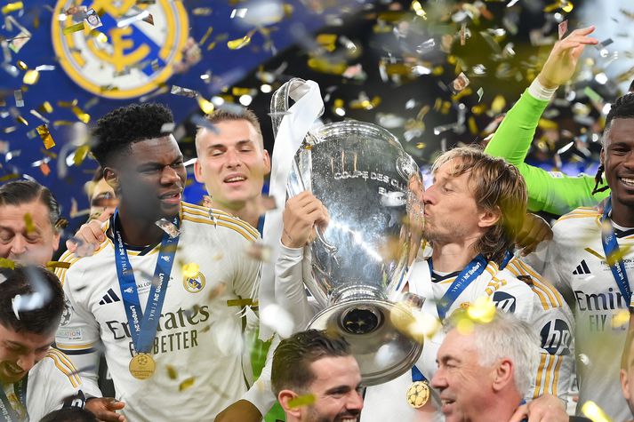 Luka Modric varð sex sinnum Evrópumeistari með Real Madrid.
