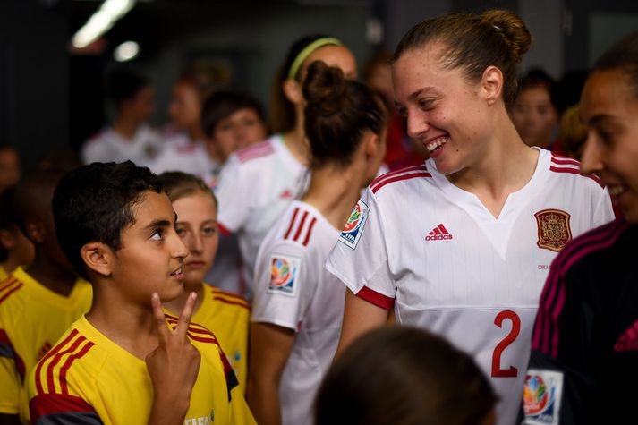 Celia Jimenez er hámenntun landsliðkona Spánverja sem er á leið á HM í sumar.