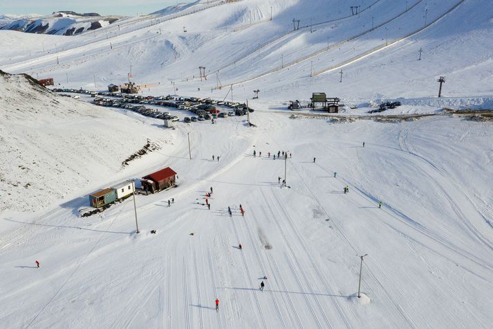 Bláfjöll í blíðu