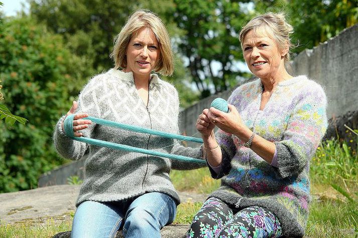 Ásdís Birgisdóttir og Margrét Linda Gunnlaugsdóttir, eigendur Lopa og bands, sjá um Norrænu prjónaráðstefnuna.
