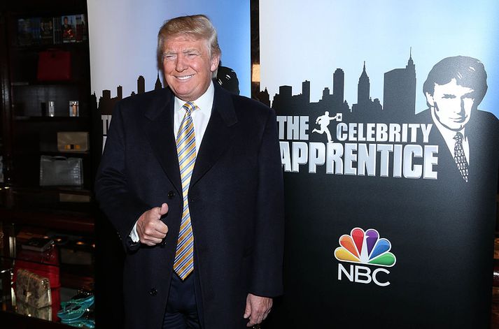 Donald Trump hafði umsjón með þáttunum The Apprentice og Celebrity Apprentice um árabil.