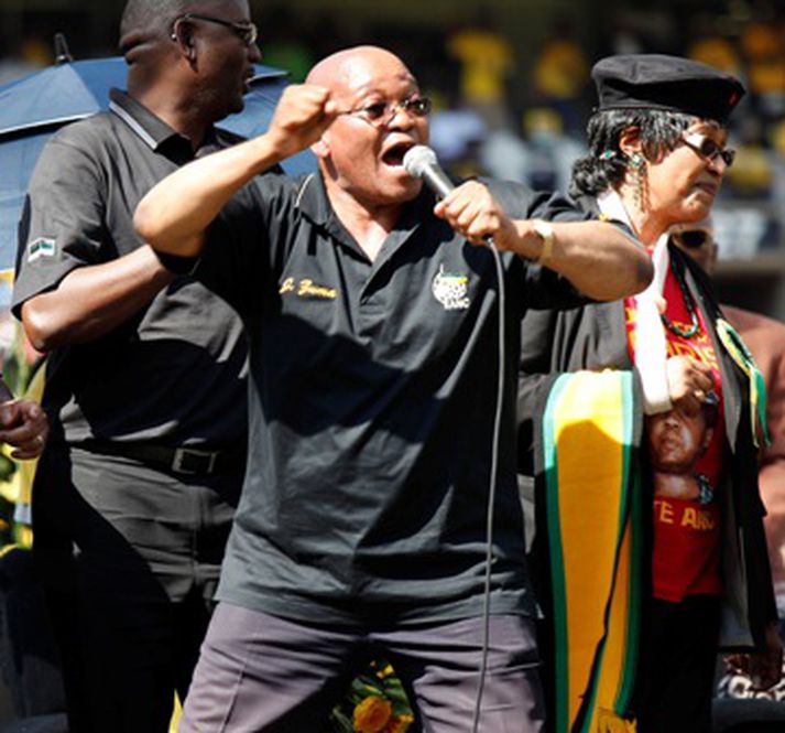 Jacob Zuma verður næsti forseti Suður-Afríku.