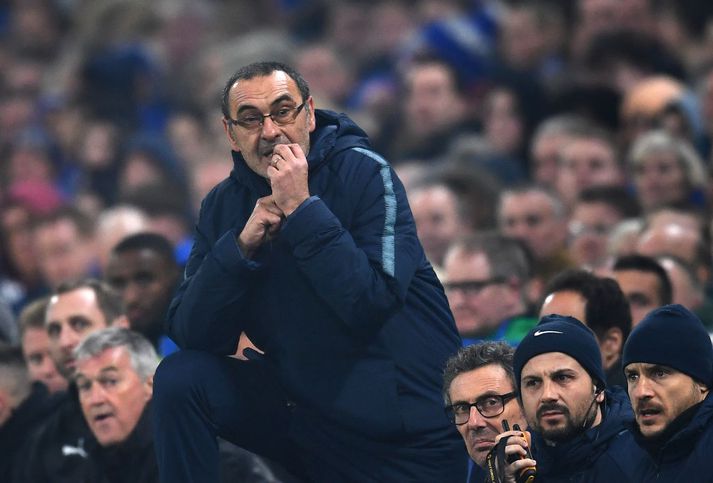 Maurizio Sarri hefur ekki haft miklu að fagna síðustu daga