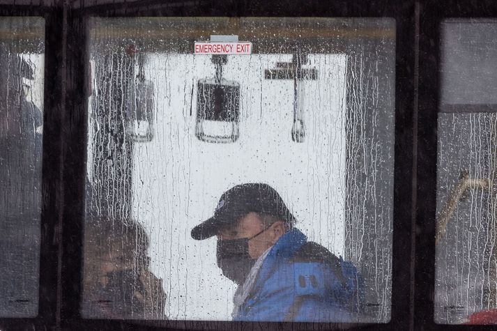 Í athugasemd veðurfræðings segir: Talsverð eða mikil úrkoma á Austfjörðum til fyrramáls. Rigning á láglendi en snjókoma til fjalla.