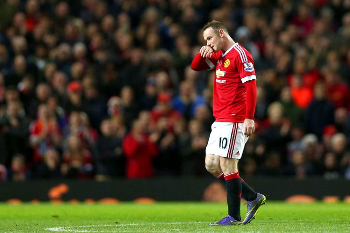Wayne Rooney í leik með Manchester United.