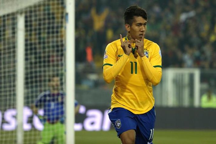 Firmino hefur skorað fjögur mörk í níu landsleikjum fyrir Brasilíu.