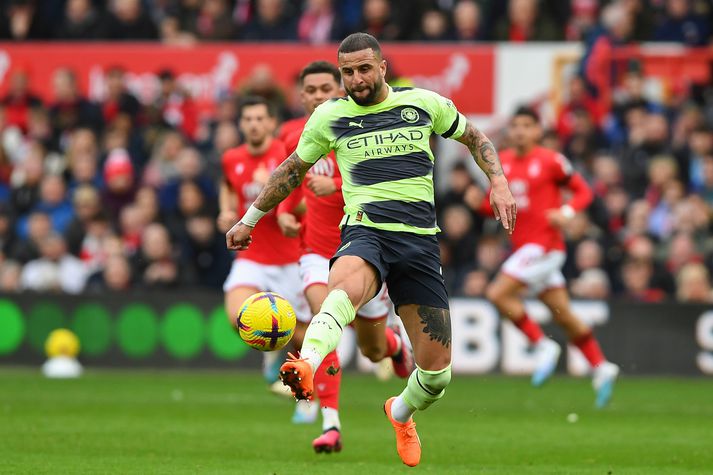 Kyle Walker í leiknum gegn Nottingham Forest.