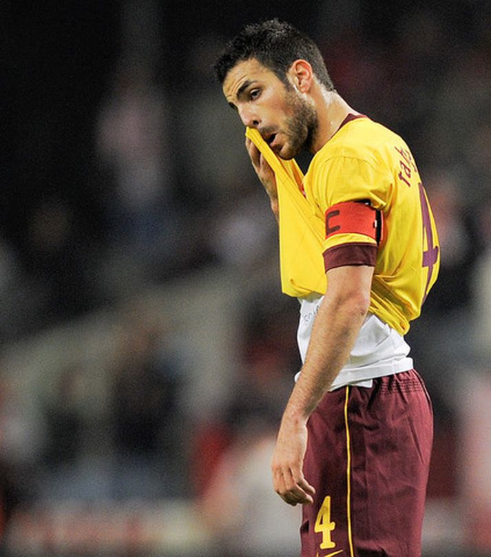 Cesc Fabregas í leiknum í gær.