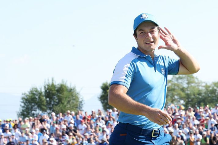 Viktor Hovland var í stuði í dag