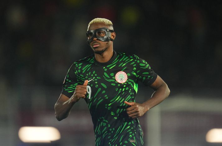 Victor Osimhen skoraði tvö af mörkum Nígeríu í kvöld