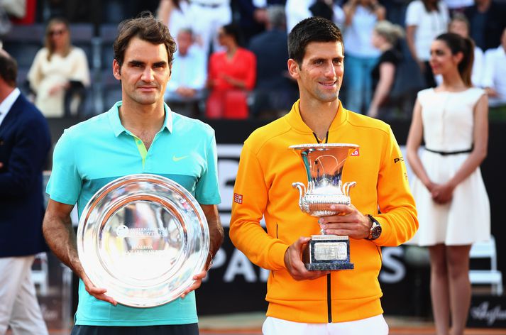 Hvor mun fagna sigri í dag, Roger Federer eða Novak Djokovic?