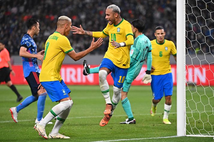 Neymar Jr. og Richarlison þurfa að spila vel ætli Brassarnir að fara alla leið.