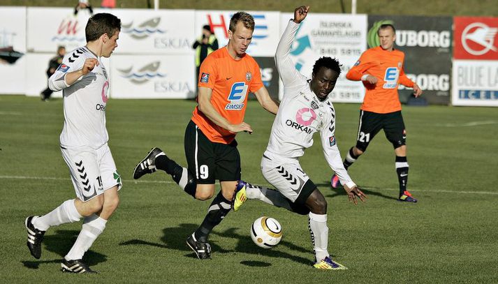 Tony Mawejje í leik með ÍBV.