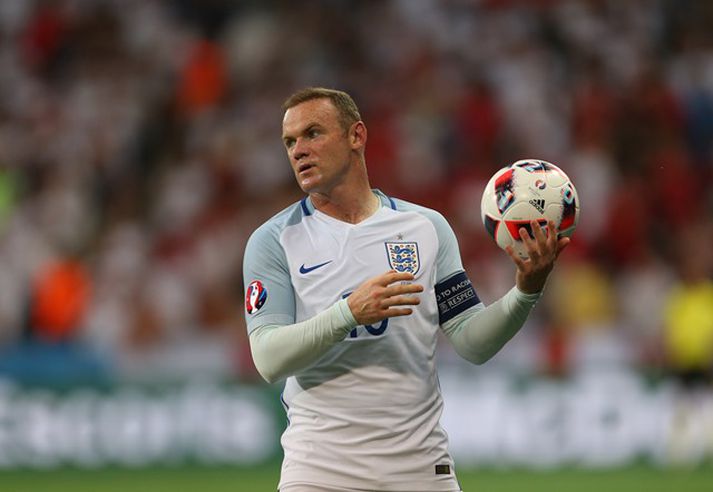 Rooney hefur verið fyrirliði enska landsliðsins frá 2014.