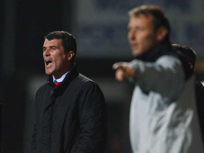 Roy Keane gæti orðið næsti landsliðsþjálfari Íslands.